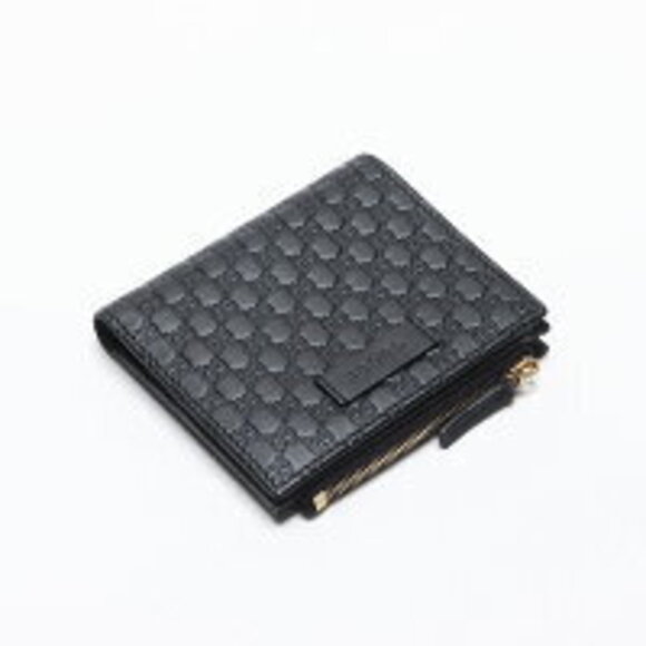 Gucci GG Guccissima Leather Bi fold Wallet Black - Picture 10 of 12